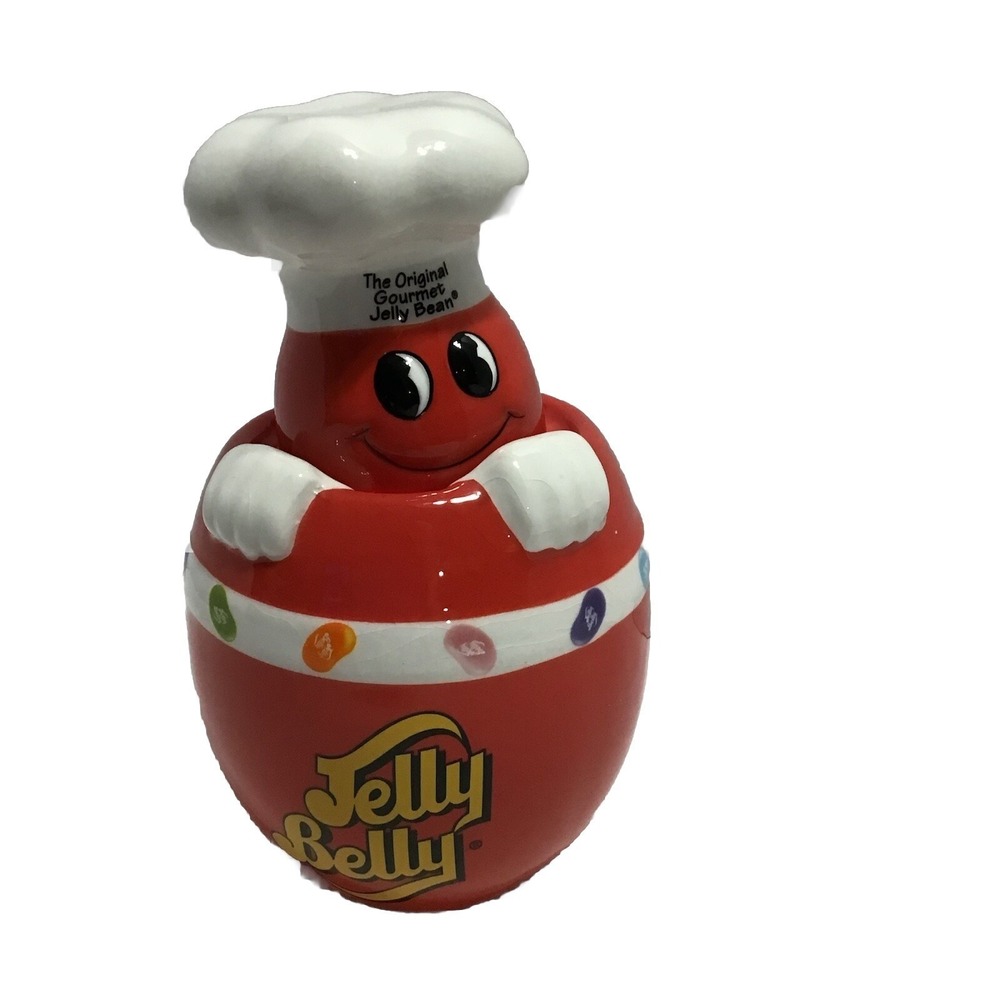 Mr. Jelly Belly Candy Jar Gift Just Fill With jelly beans for Valentines Day